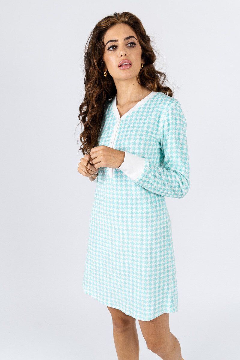 CAMISON CON BOTONES VERDE