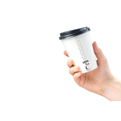 VASO X 25 UNIDADES 12OZ CAFE DOBLE PARED COMPOSTABLE Vaso X 25 Unidades 12oz Cafe Doble Pared Compostable