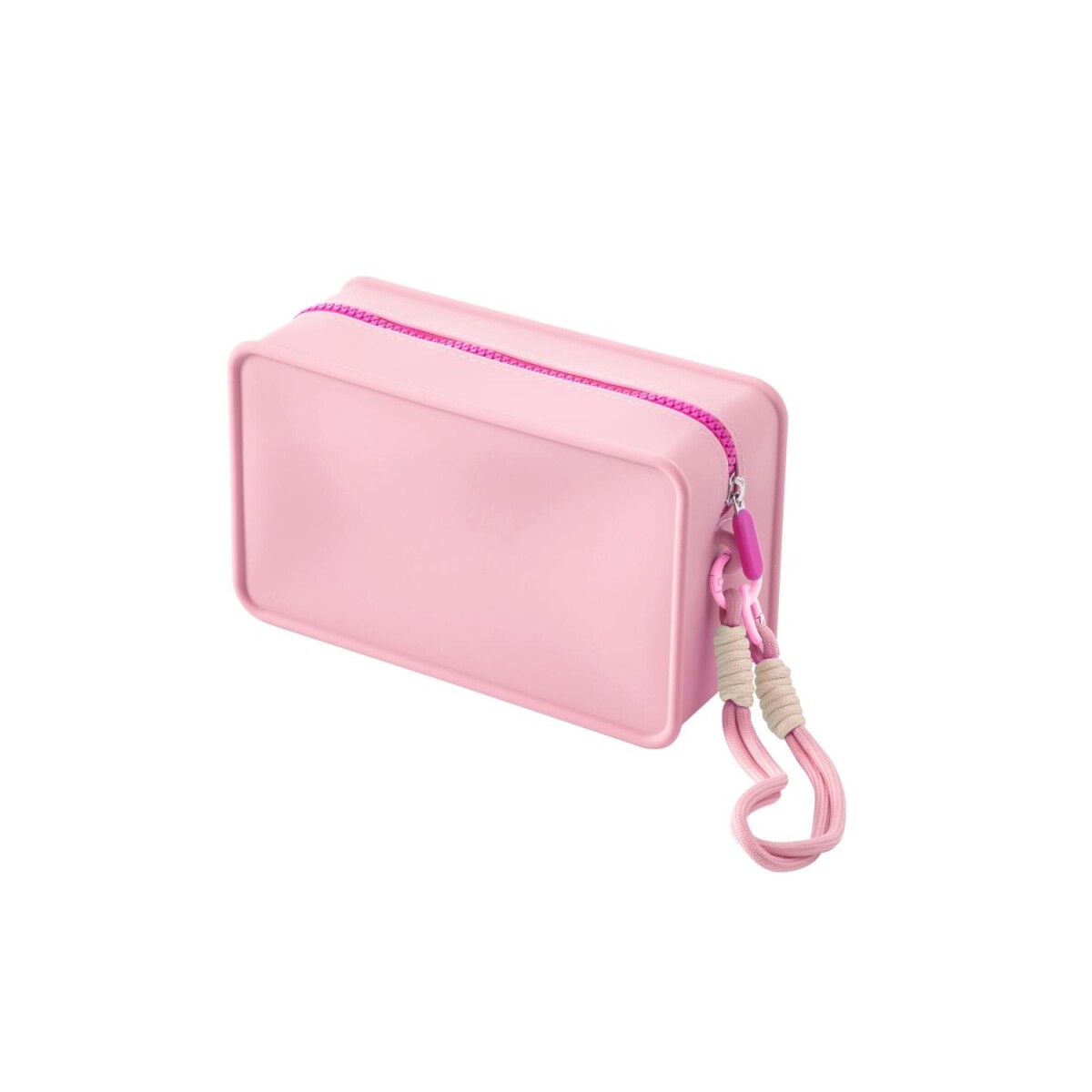 Necessaire silicona L - rosa 