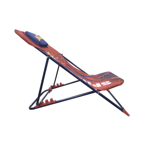 Silla Reposera 3 Niveles Y Broche Seguridad Spiderman Rojo