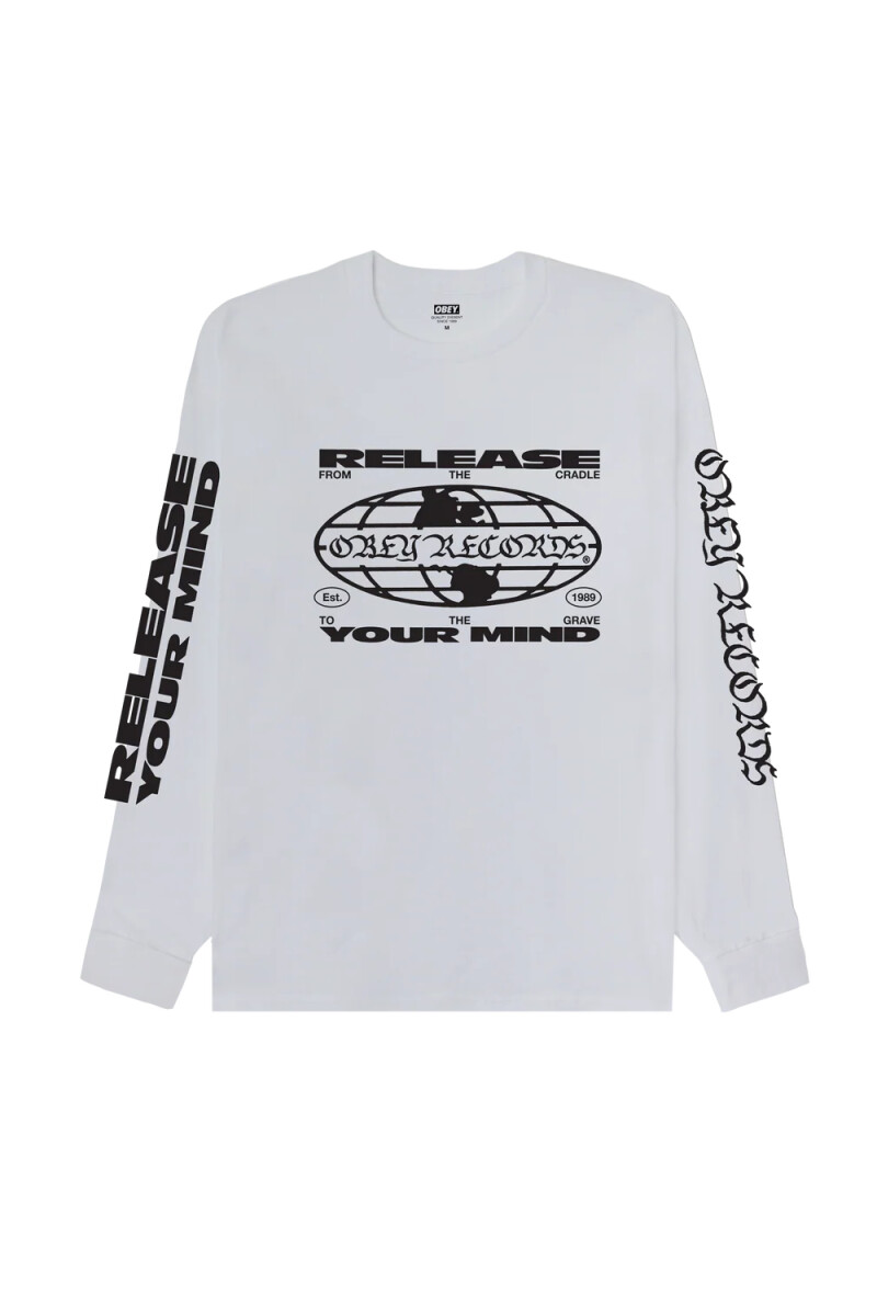 OBEY RELEASE YOUR MIND Blanco