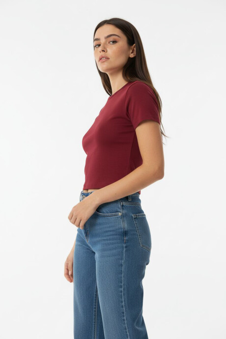 Remera Belga Bordeaux