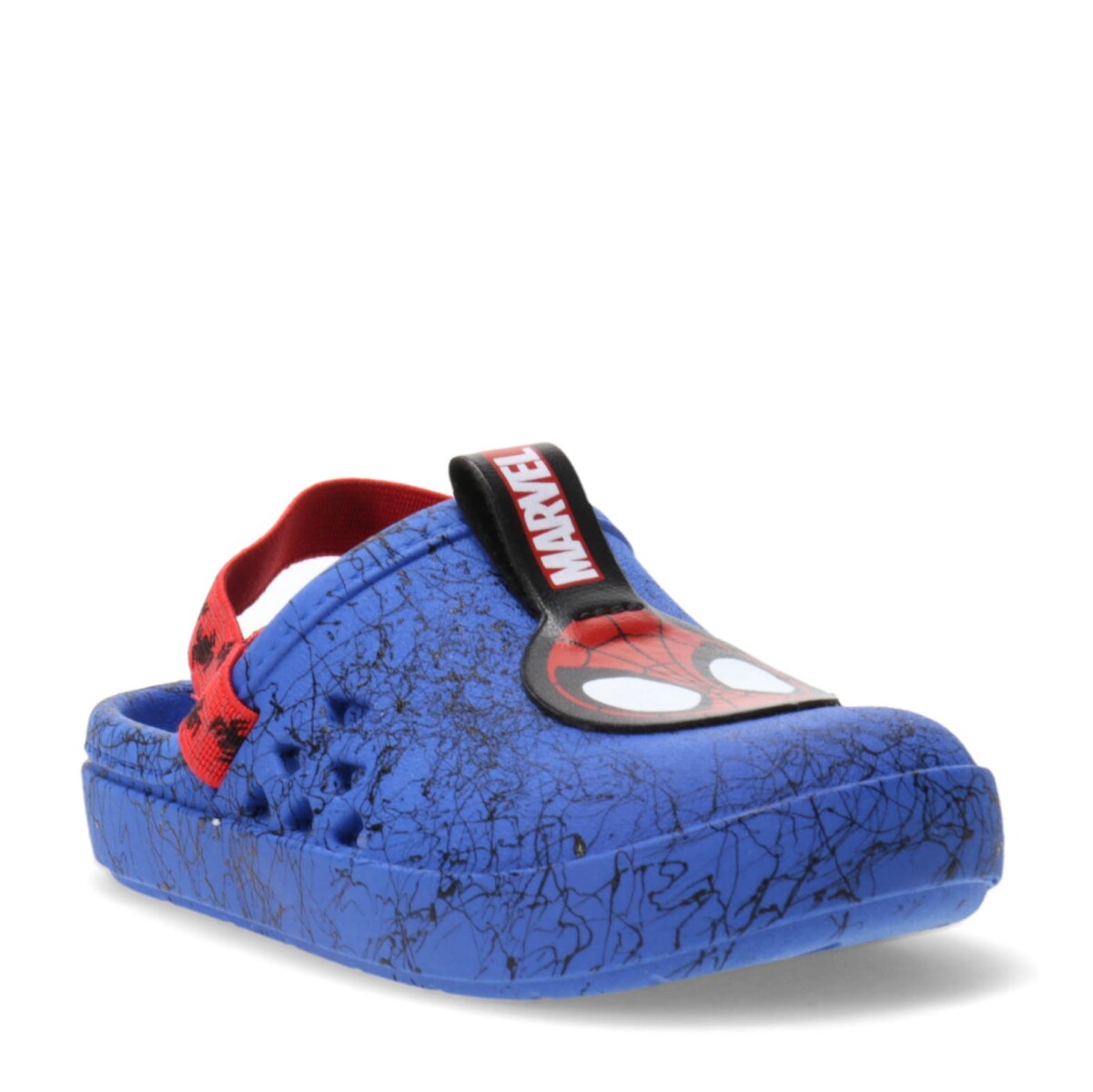 Zuecos Infantiles Marvel Round Babuch Spiderman - Azul - Rojo 