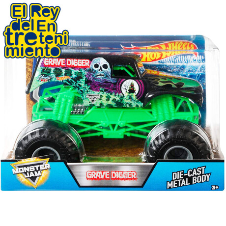 Vehículos Monster Jam A Escala 1:24 Coleccionables GRAVE DIGGER