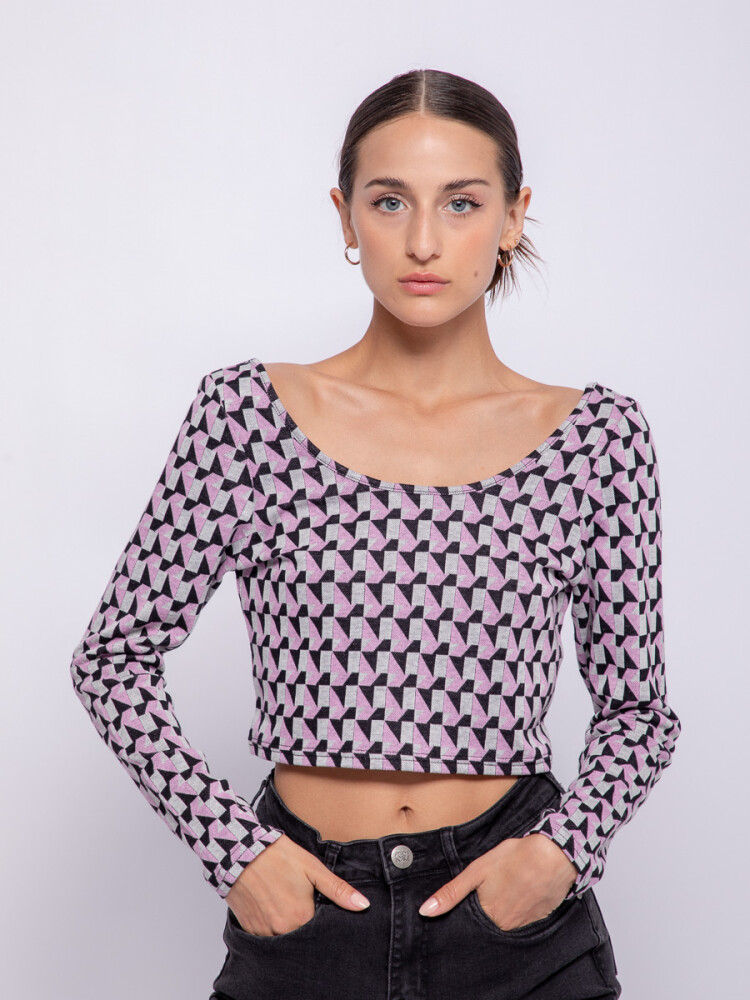 TOP ZAIRA Multicolor