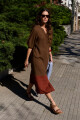 VESTIDO MARGA MARRON