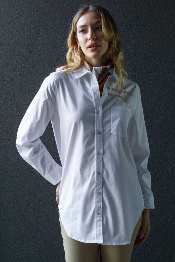 Camisa Tencel BLANCO