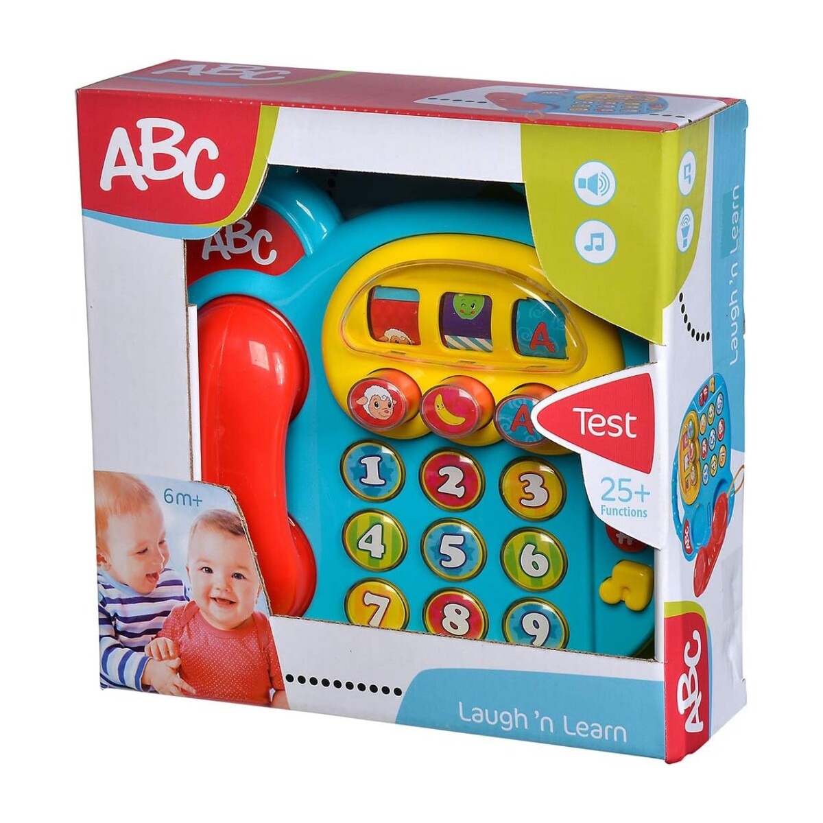 Juguete Teléfono Colorido Abc Música y Sonidos 