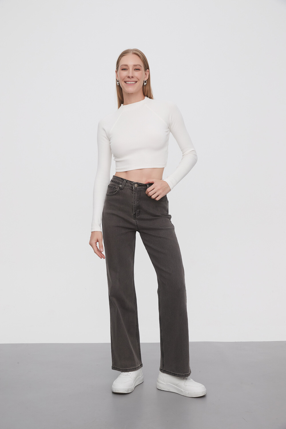 Pantalon Bay Gris Medio