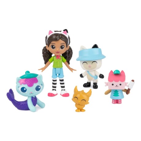 Pack X5 Figuras Gabbys Dollhouse 001