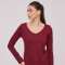 Remera Sidrale Bordeaux Oscuro