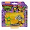 Tortugas Ninja - Mutant Mayhem - Mini Figuras x2 Mikey VS Rocksteady