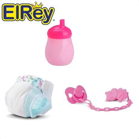 Bebé Bebote Muñeco Manta Abre Ojos Hace Pis + Accesorios Did8114