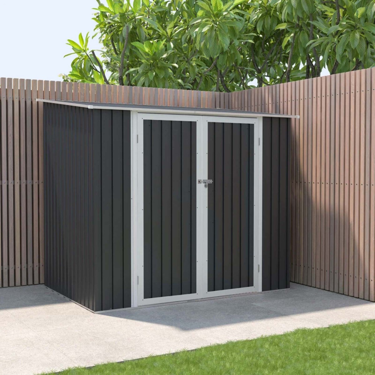 CASITA DE JARDÍN - ACERO GRIS EOS 