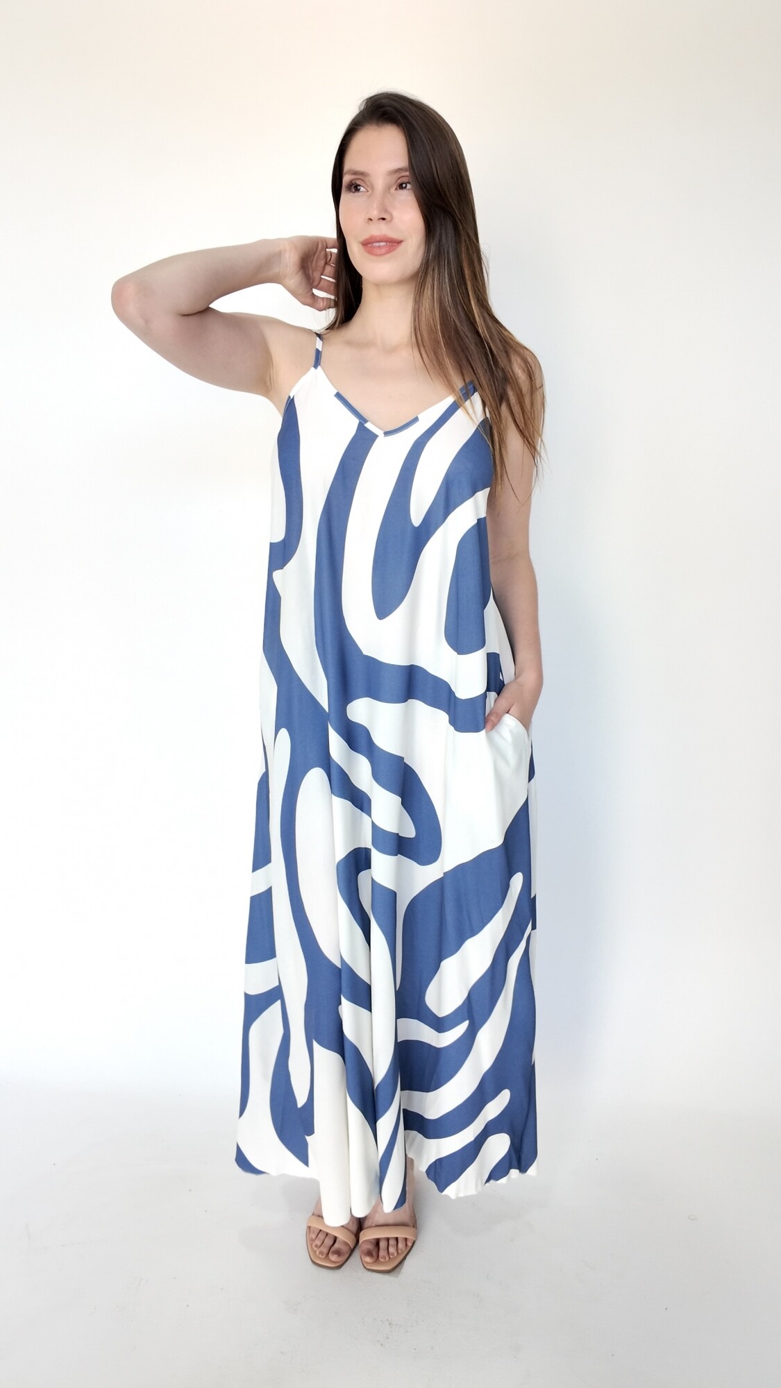 Vestido Vialuna Azul