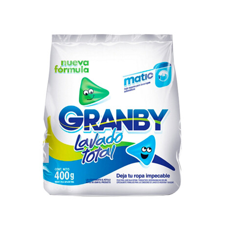 DETERGENTE EN POLVO GRANBY 400 GR DETERGENTE EN POLVO GRANBY 400 GR