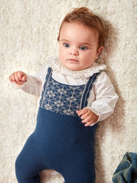 Polaina De Punto Bobo Gris Medio