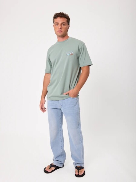 T-SHIRT RUSTY TAURUS VERDE