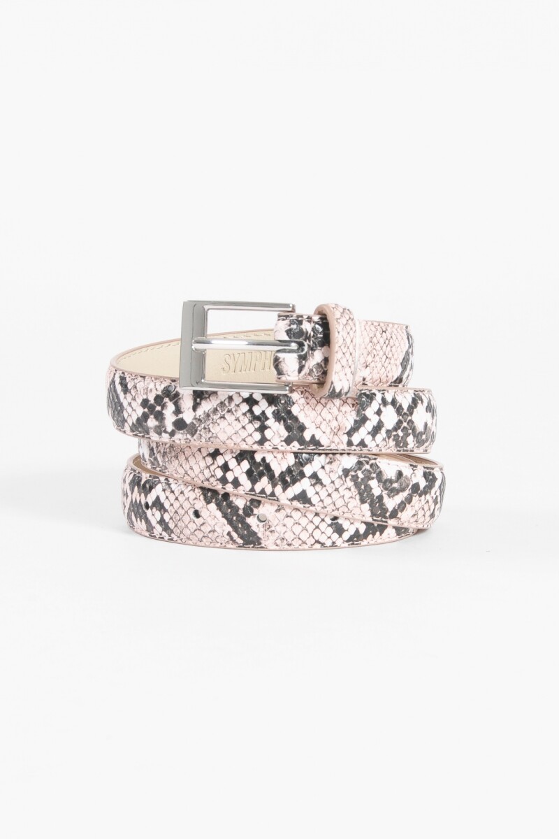 Cinturón snake animal print