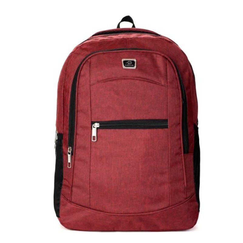Mochila Liceal Escolar Urbana 3 Cierres ROJO