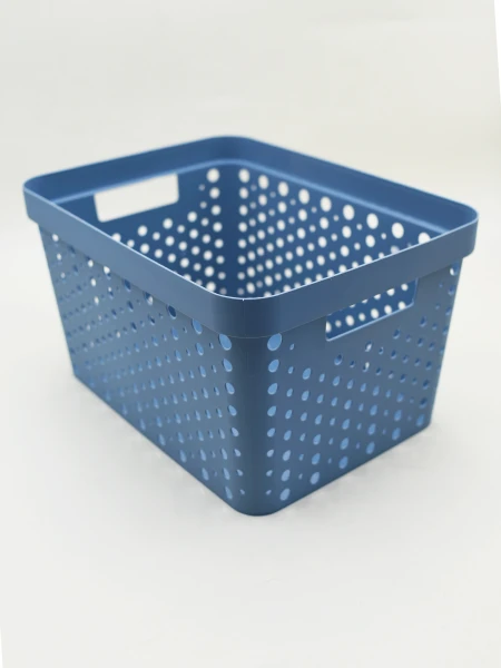 CESTO ORGANIZADOR 36X26.8X20CM AZUL