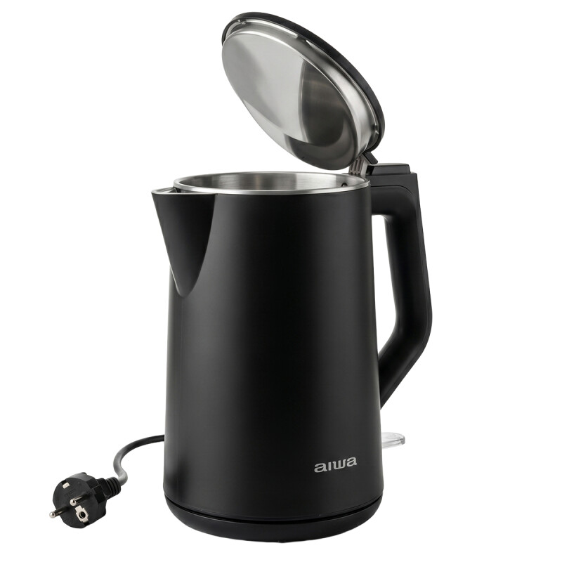 Jarra Eléctrica 1,5L AIWA Acero Doble Capa | AWJD4103 Jarra Eléctrica 1,5L AIWA Acero Doble Capa | AWJD4103