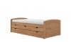 Cama Marinera 1 Plaza Madera Maciza Con Cajones - Ulli Marron