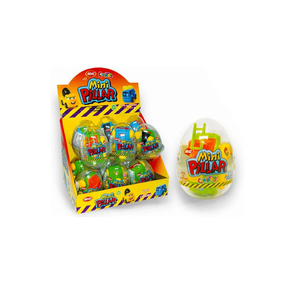HUEVOS GLOBAL CRISTAL MINI PAW MINI MASCO PAST DISPLAY 12 - MIini Mascotas 
