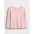 V-FRCH LS LOGO TEE PURE PINK