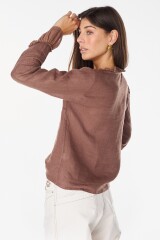 Blusa Kenia Chocolate