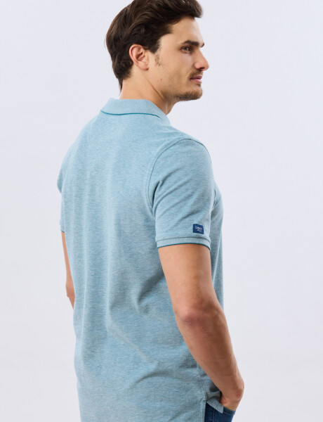 REMERA POLO LISA PIQUÉ Petroleo