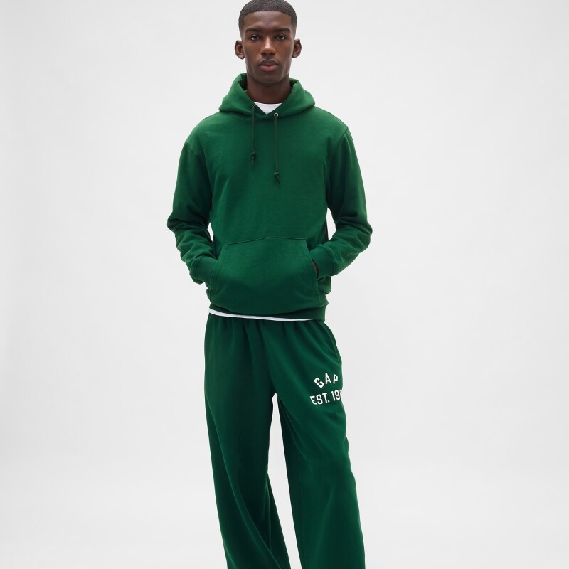 J - EST1969 LOGO BAGGY PANT EVERGREEN GLAMOUR