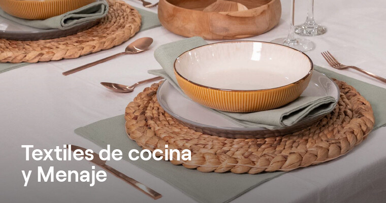 Textiles de cocina y menaje - landing cocina