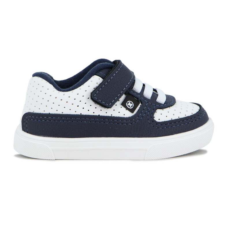 Molekinho Zapato Casual Infantil Napa Flot Ru Neo Mic/napa Flot Ru N Blanco-marino
