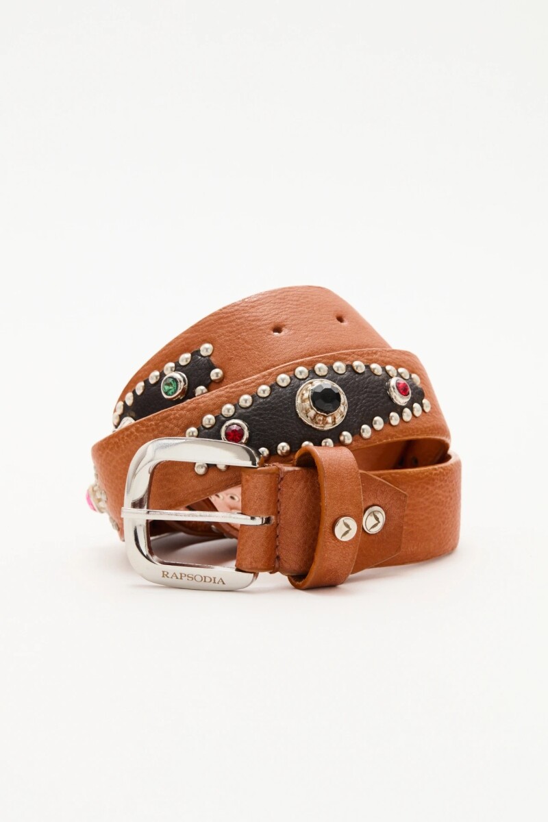 Cinturón Jessie Studs Camel