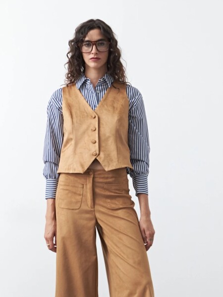 PANTALON D.CASSIN AYA CAMEL