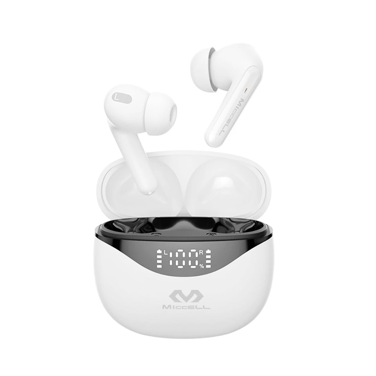 Auriculares Tws Miccell VQ-BH70 Bluetooth - BLANCO 