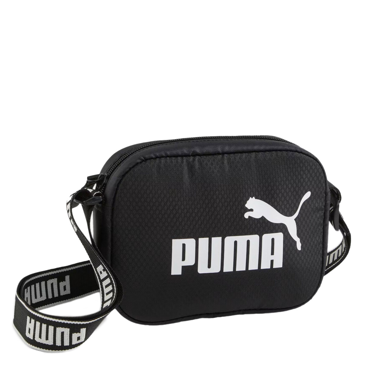 Bandolera Puma Core Base Cross Body - Negro - Blanco 