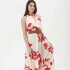 VESTIDO FLOR ROJO