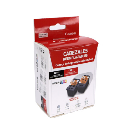 Canon - Kit: Cabezal de Tinta Negra + Cabezal de Tinta Color\nBH-10 CH-10. 001