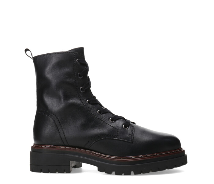 Bota borcego acordonado 350921 Preto
