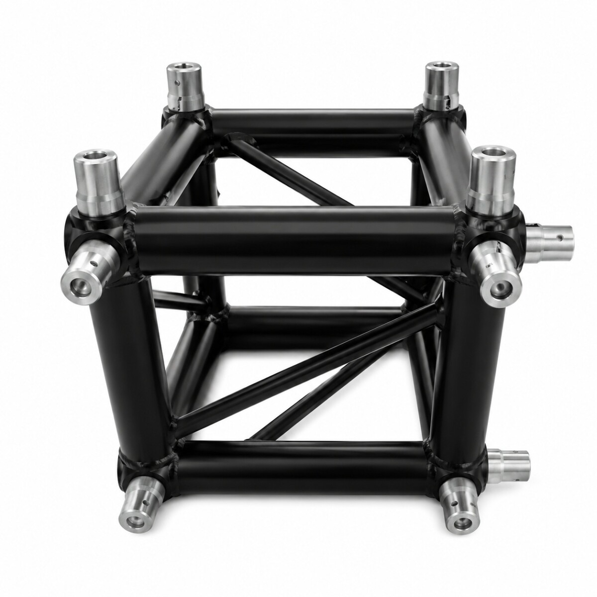 Truss Cuadrada Pls Seis Conectores 290 X 290mm Negro 