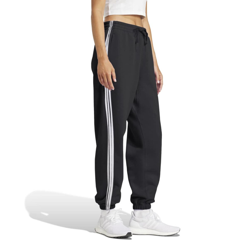 Pantalon Deportivo Adidas de Mujer - JD5302 Negro-blanco