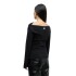 REMERA MINCY XS-XL NEGRO