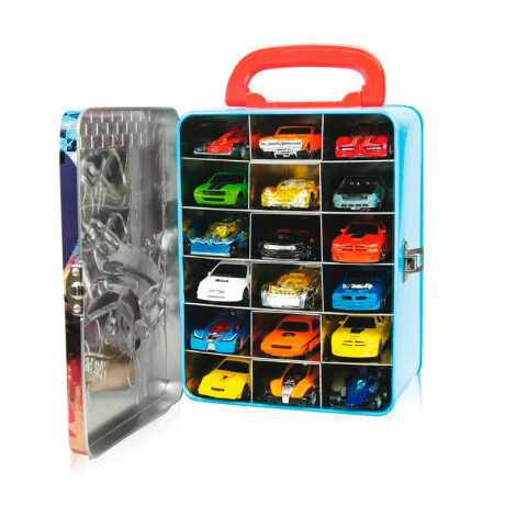 Hot Wheels Porta Autos Metálico Custom Build