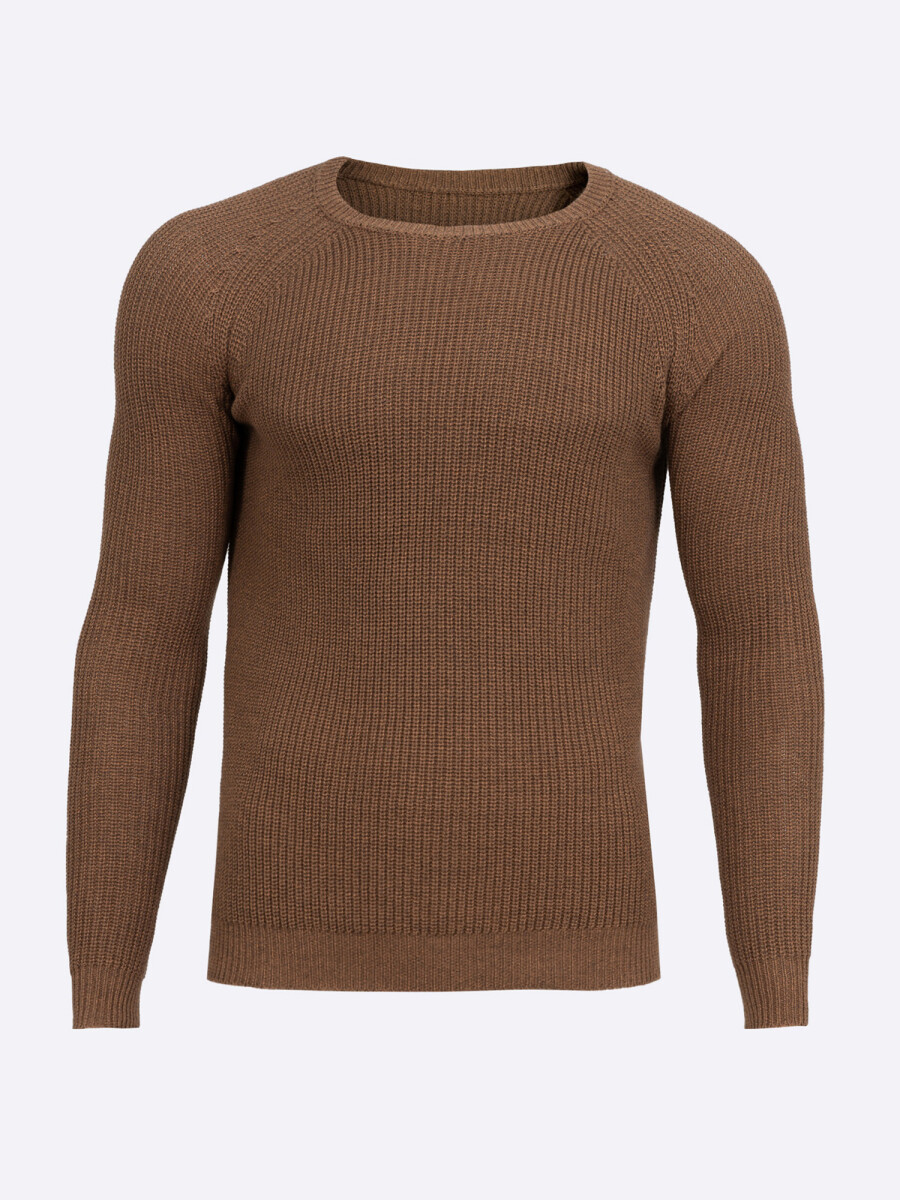 Sweater melange - cobre 