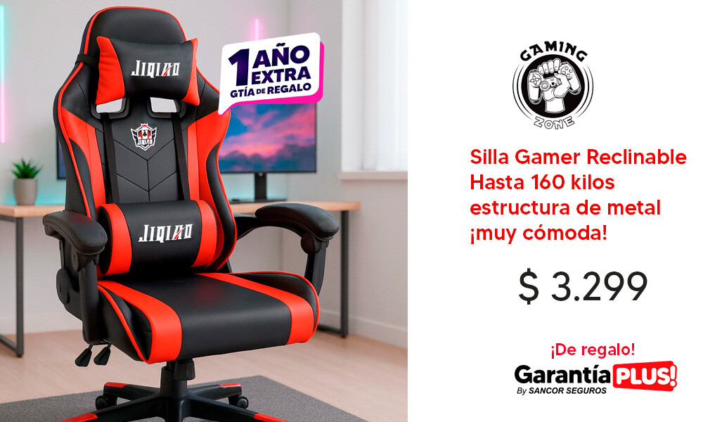 ¡Silla Gamer en súper oferta!