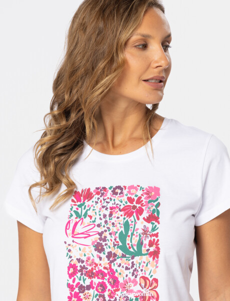 REMERA ESTAMPADA Blanco