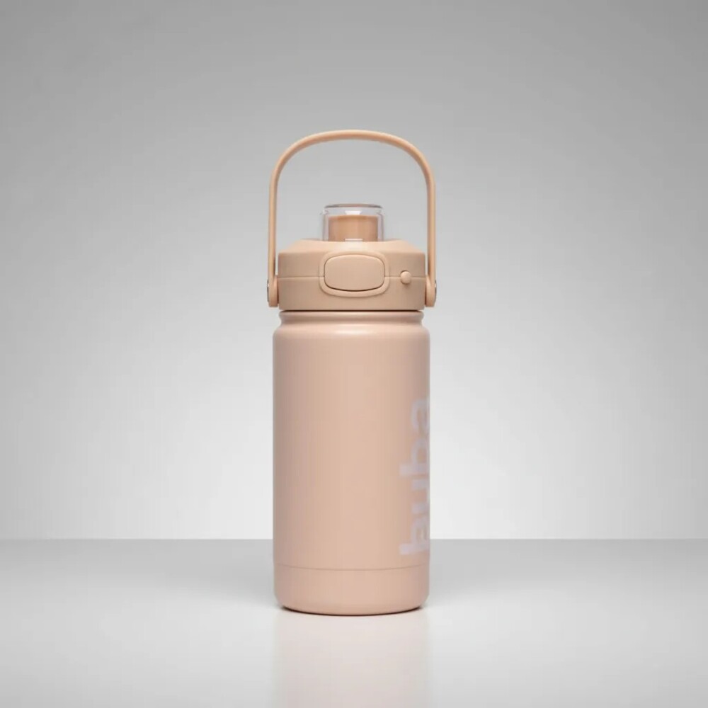 Botella doble pared termico BUBA beige