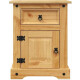 Mesa de Luz Grande Estilo Mexicano 1 Puerta 1 Cajon CERA NATURAL Mesa de Luz Grande Estilo Mexicano 1 Puerta 1 Cajon CERA NATURAL